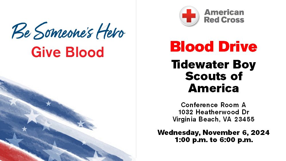 Scouting for Blood Drive