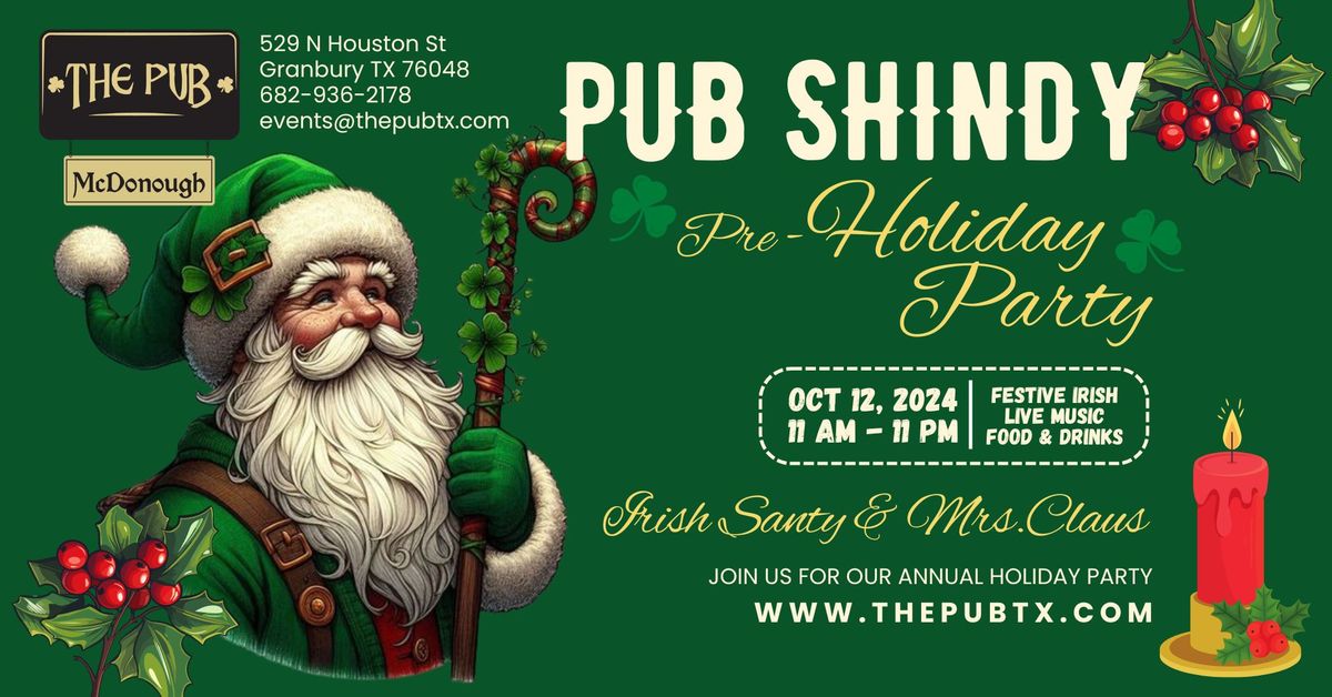 Pub Shindy Pre-Holiday Party