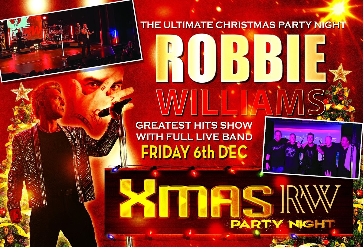 Dean as Robbie and his Band. The Robbie Williams Christmas Party 