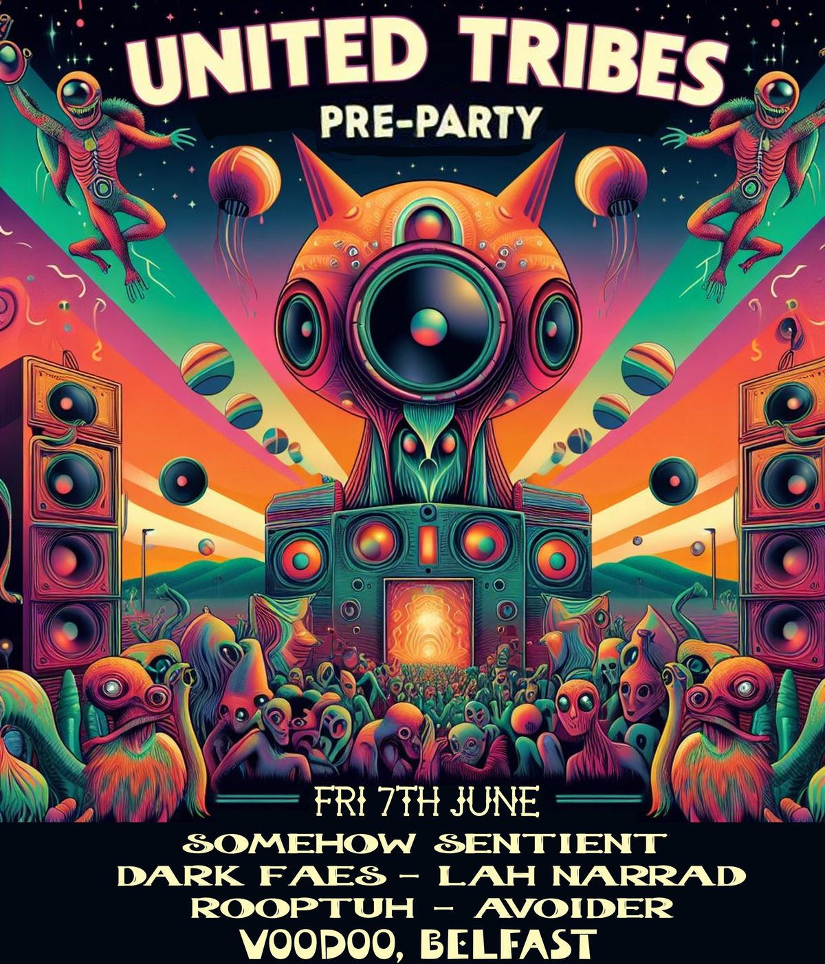 United tribes festival Pre party Belfast