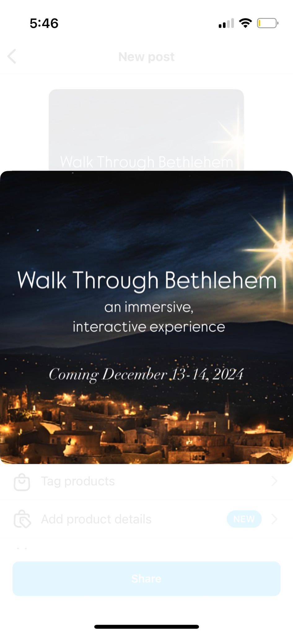 Walk Through Bethlehem