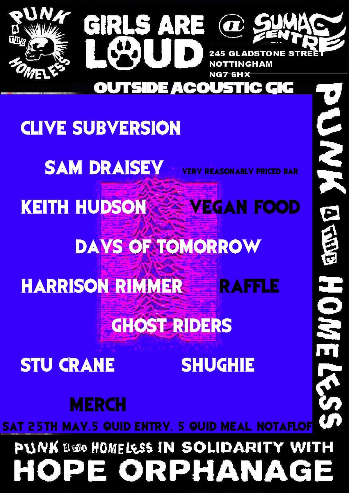 Punk 4 The Homeless - OUTSIDE ACOUSTIC GIG @ the Sumac Centre