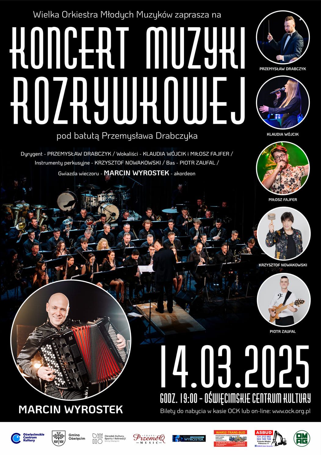 Koncert Wielkiej Orkiestry M\u0142odych Muzyk\u00f3w i Marcina Wyrostka wraz z zespo\u0142em