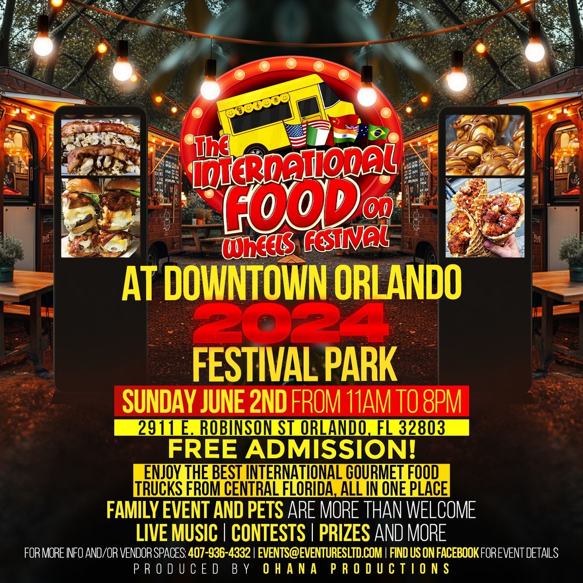 The International Food On Wheels Festival at Downtown Orlando 2024