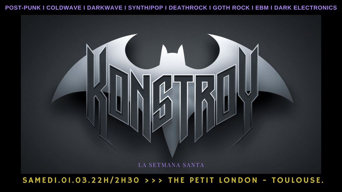 DJ KONSTROY - Post-punk \/ Darkwave dj set @The Petit London