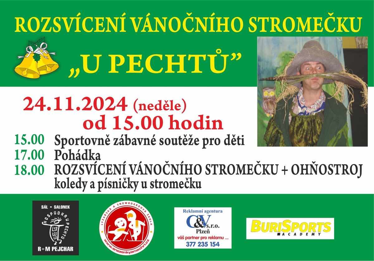 Rozsv\u00edcen\u00ed V\u00e1no\u010dn\u00edho strome\u010dku \u201cU Pecht\u016f\u201d