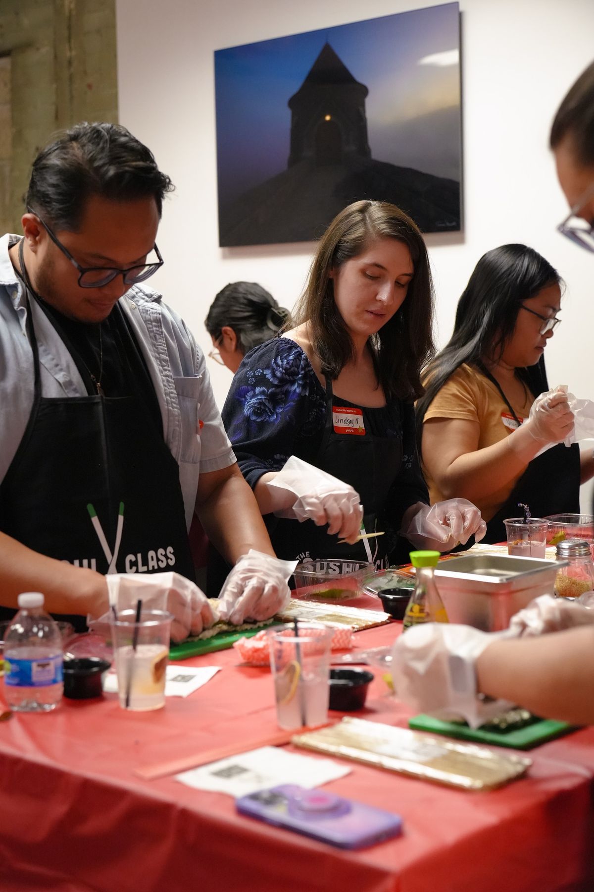 Sushi making class at Redemption Rock Brewing