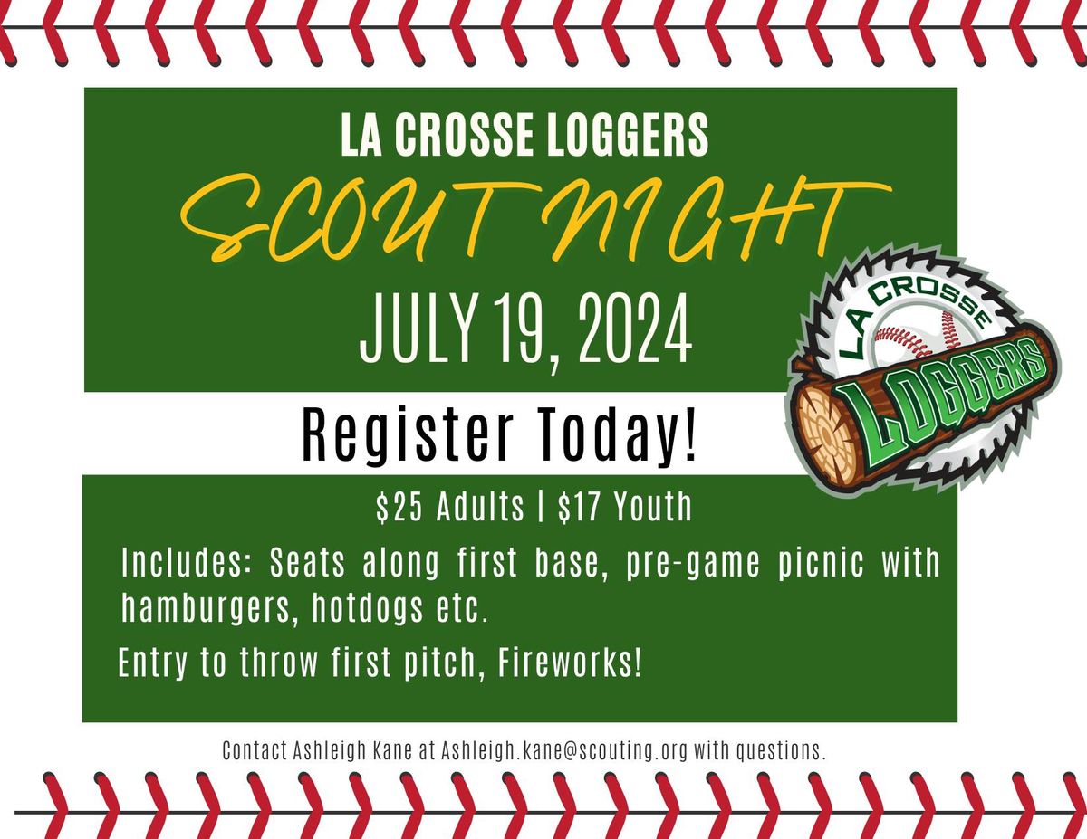 Scout Night at the Loggers