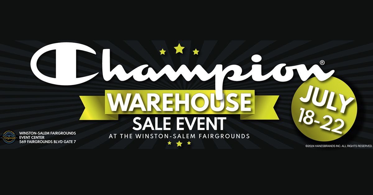 Champion Warehouse Sale 