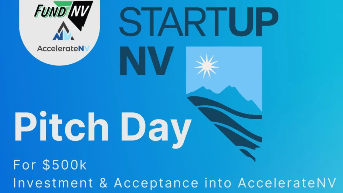 StartUp Pitch Day for $500k @ StartUpNV | Virtual & In-Person