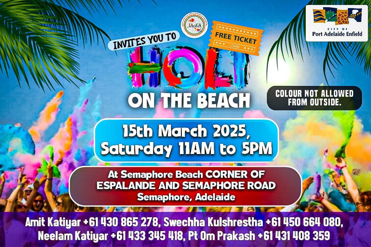 Holi on the Beach 2025