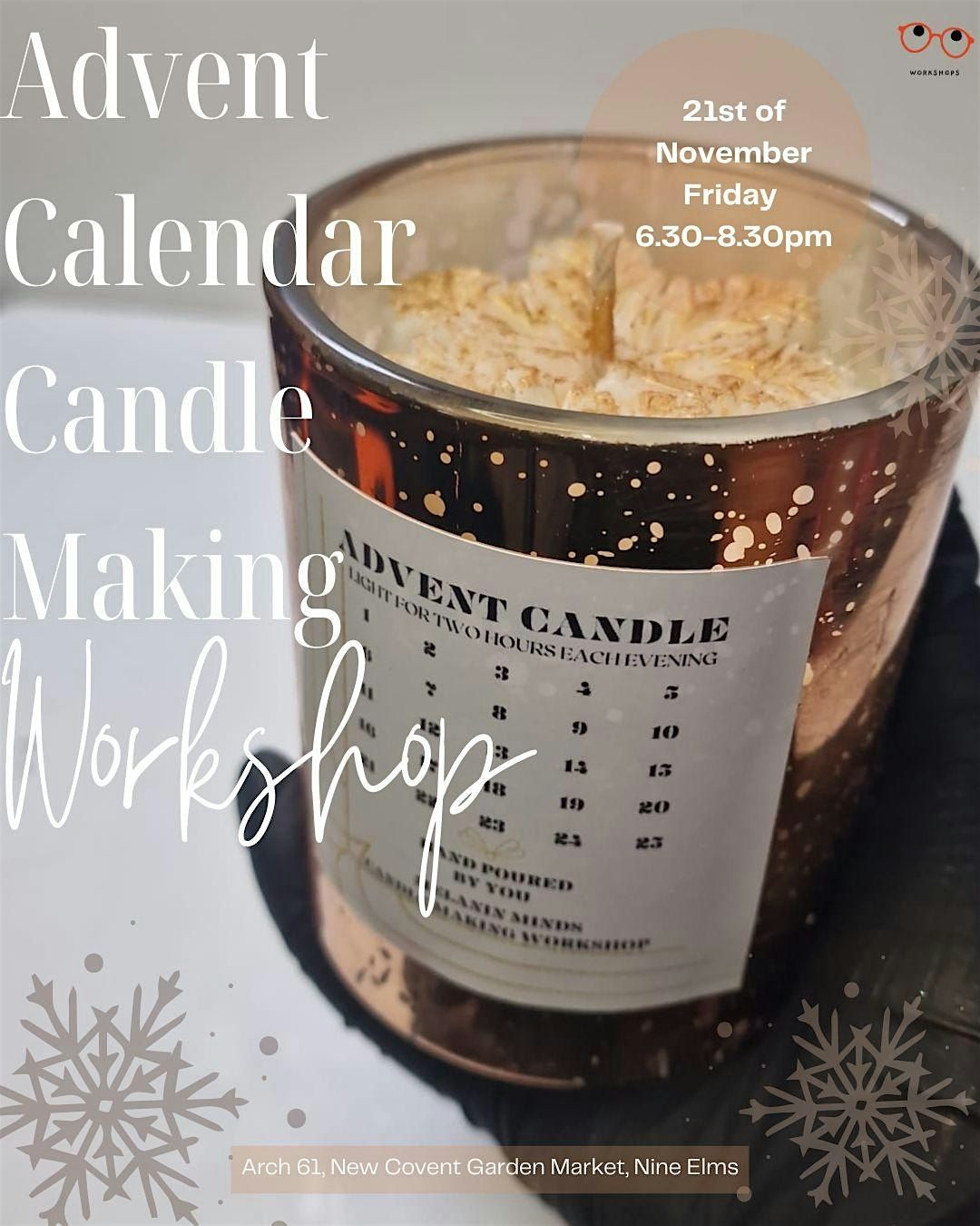 Advent Calendar Candle Making Workshop