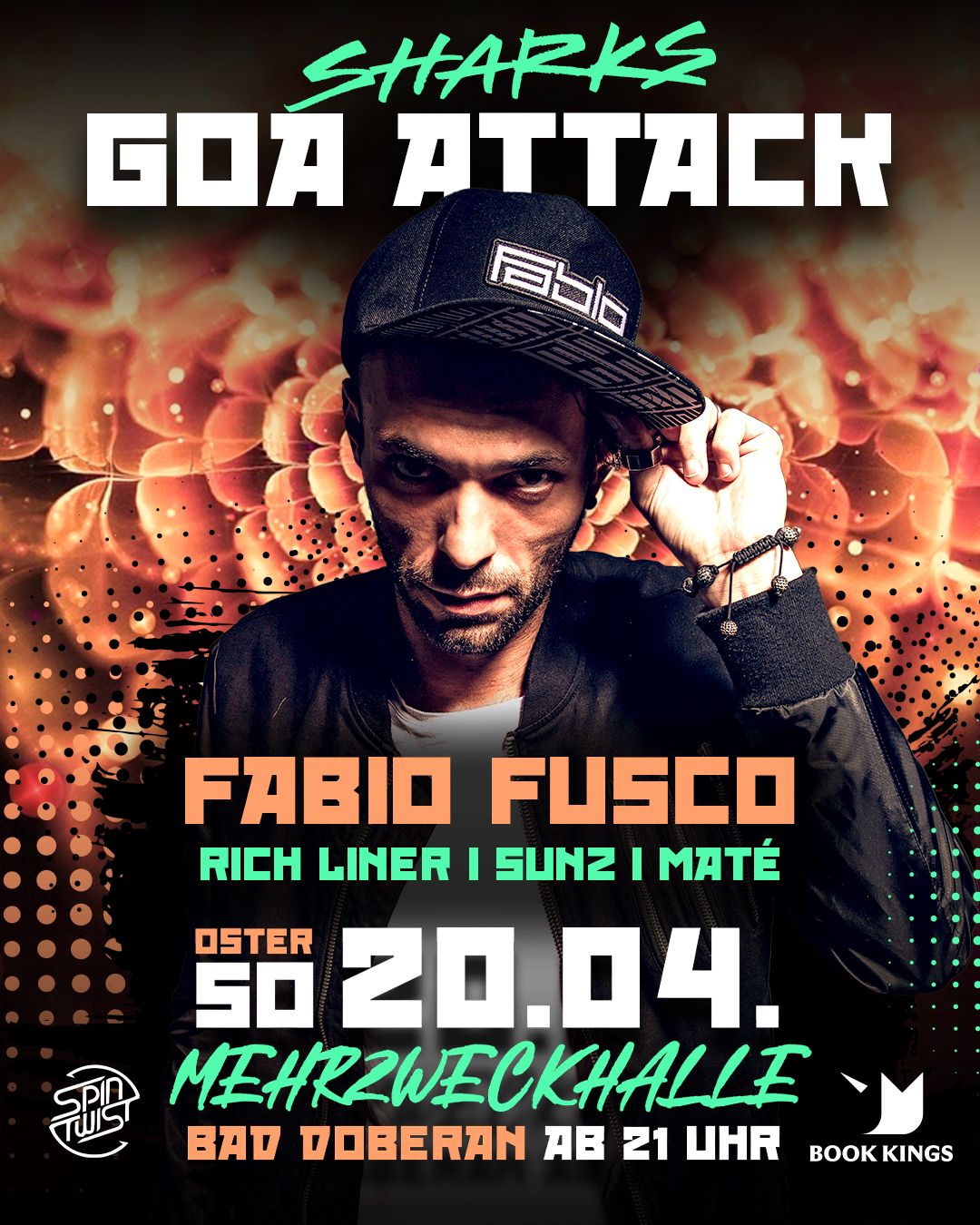 Sharks Goa Attack w\/ Fabio Fusco l Ostersonntag 20.04. l MZH Bad Doberan