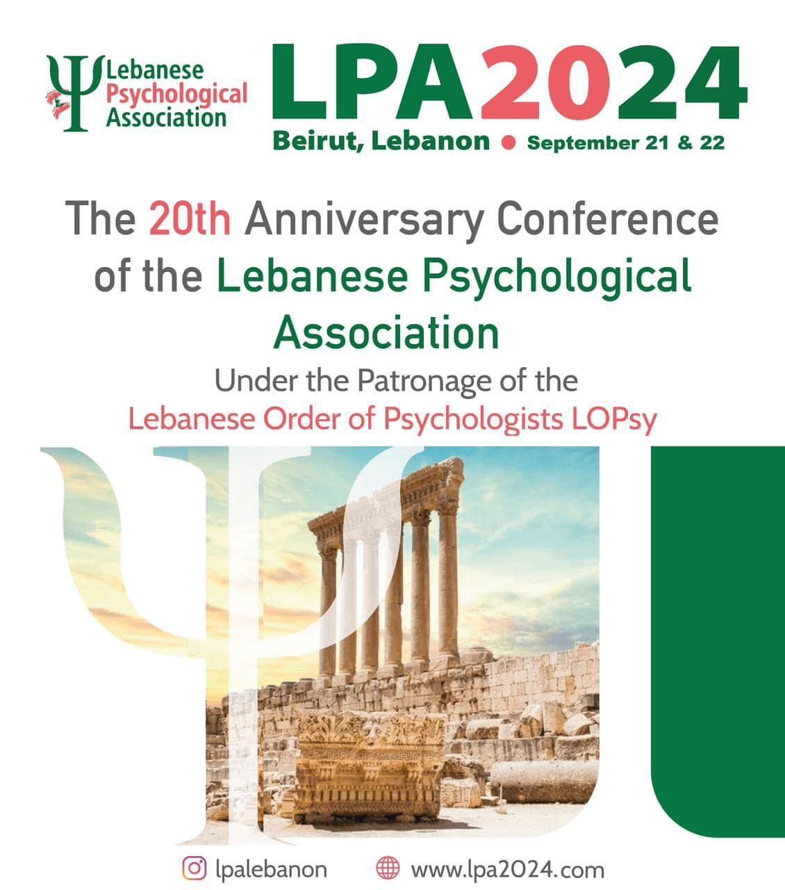20th Anniversary Conference of the Lebanese Psychological Association 