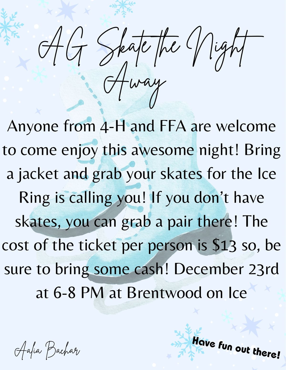 Ag Skate Night