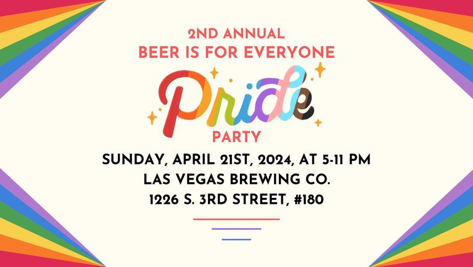 2nd Annual Pride Party