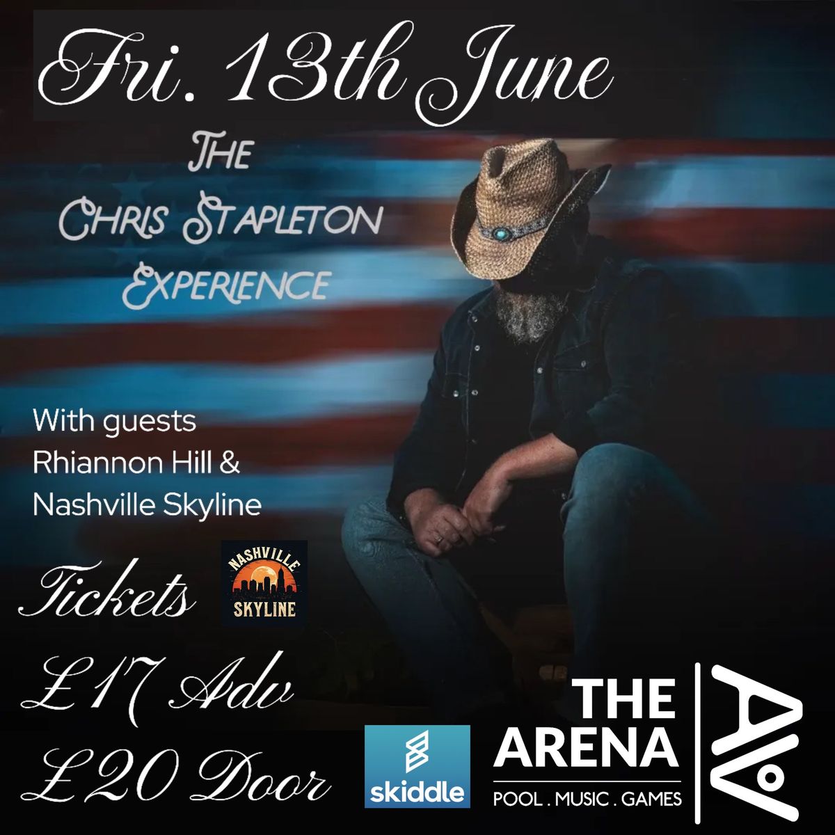 Chris Stapleton Experience and a full night of Country including DJ country party