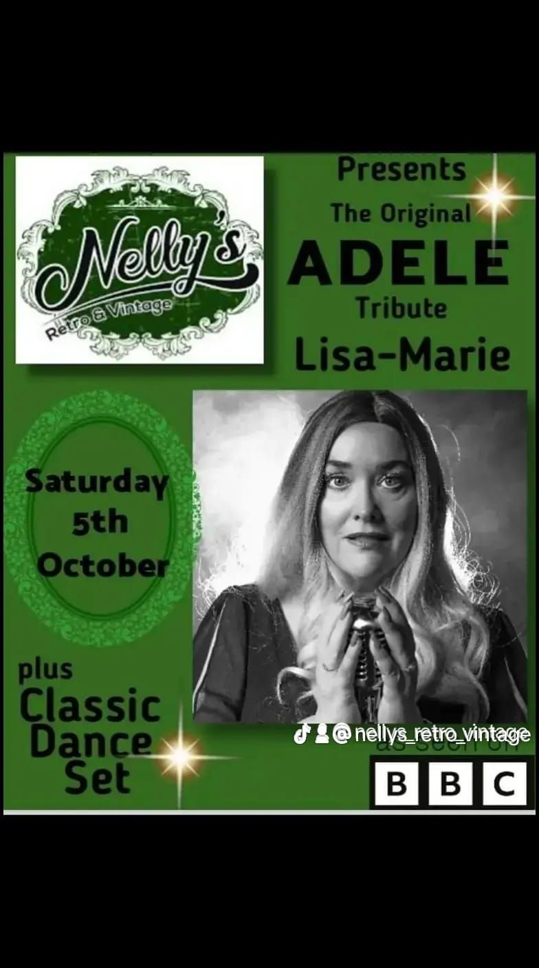 Adele Tribute performing from 9pm FREE ENTRY 