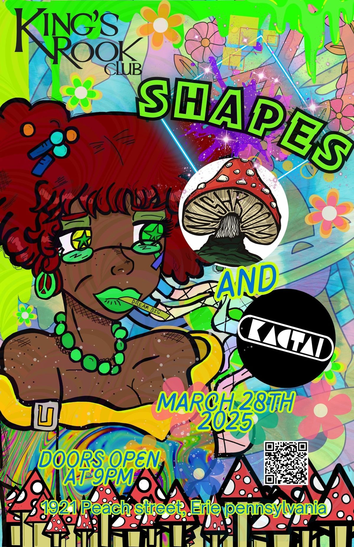 King's Rook Presents: Shapes, Kactai and Mushr\u00f3\u00f3m!