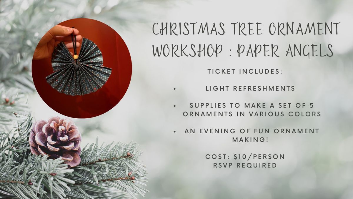 Paper Angel Ornament Workshop 