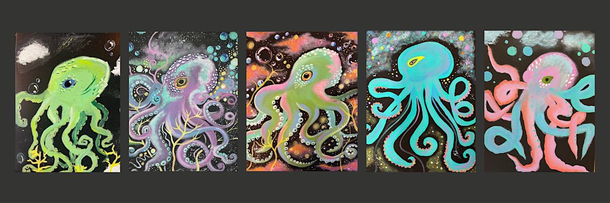 Paint Night for Adults_Osgoode Legion, Osgoode ON_COSMIC OCTOPUS