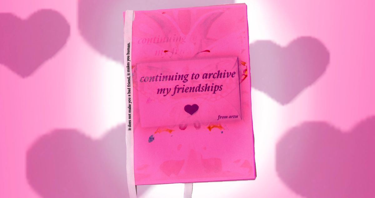 \u201ccontinuing to archive my friendships\u201d zine release 