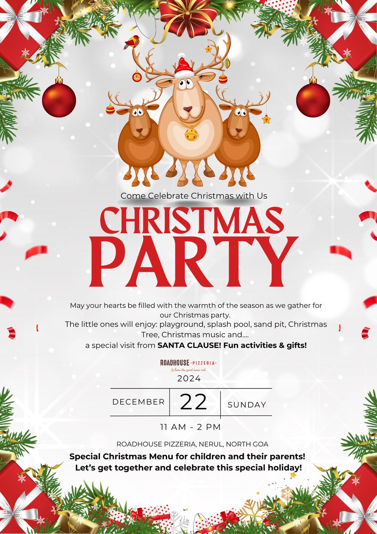 Christmas Party (recommended for kids under 5 years & parents)