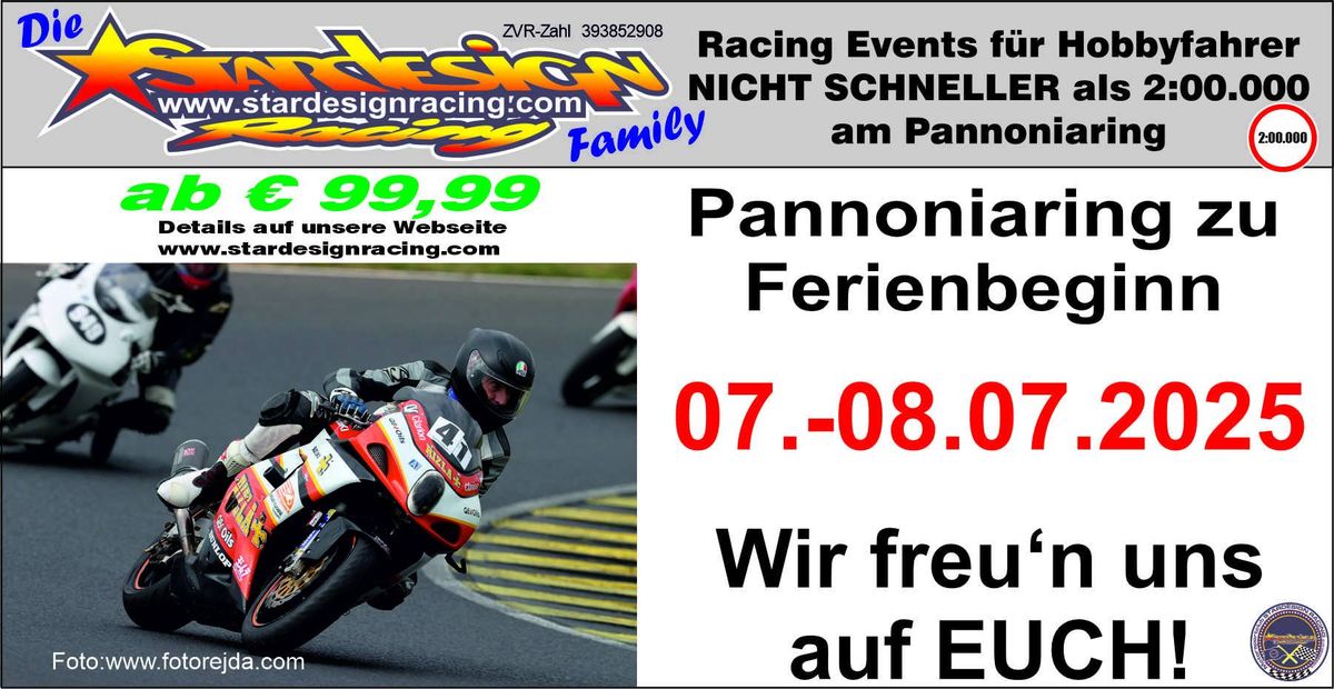 Pannoniaring mit  der Stardesign Racing Family