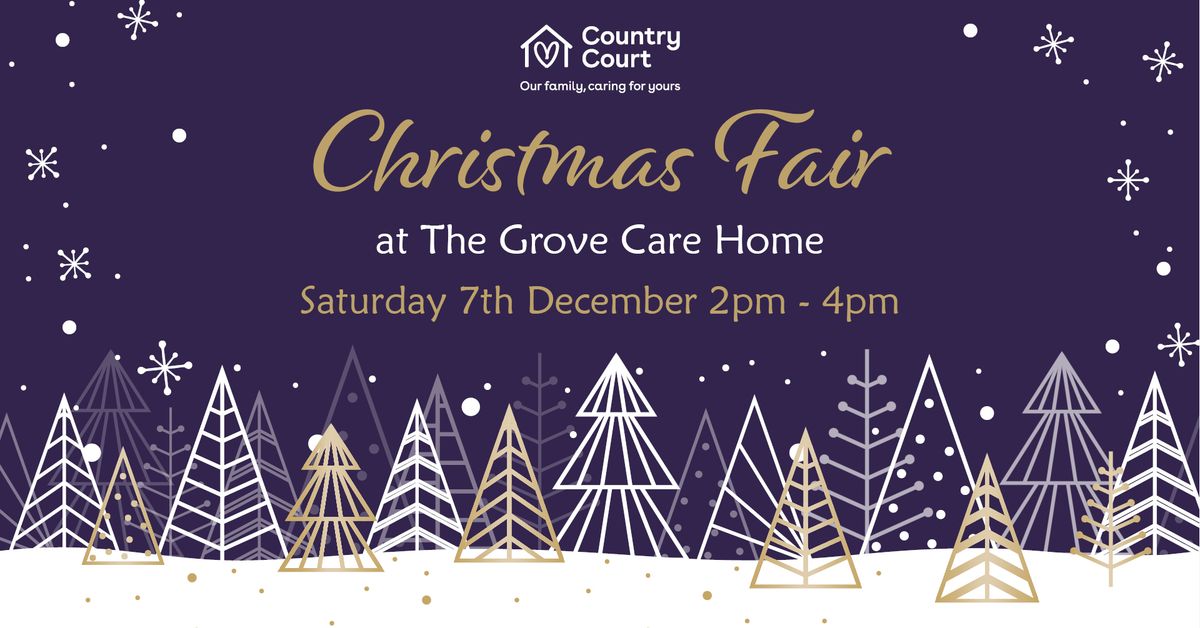 Christmas Fair at The Grove Care Home