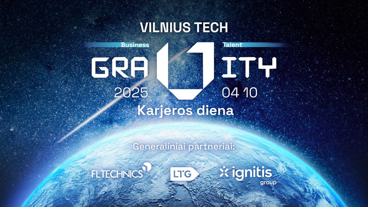 VILNIUS TECH GRAVITY \u2013 Karjeros diena 2025