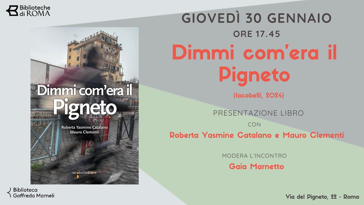 Dimmi com'era il Pigneto 