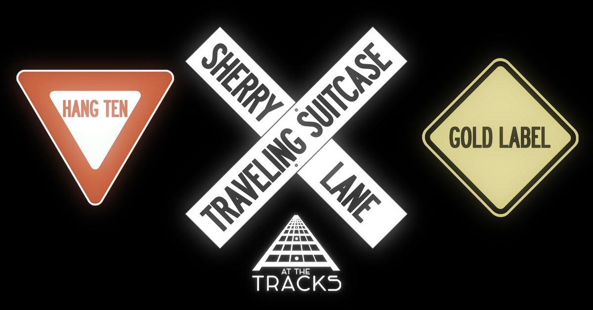 Sherry Lane, Traveling Suitcase, Hang Ten, Gold Label | At The Tracks