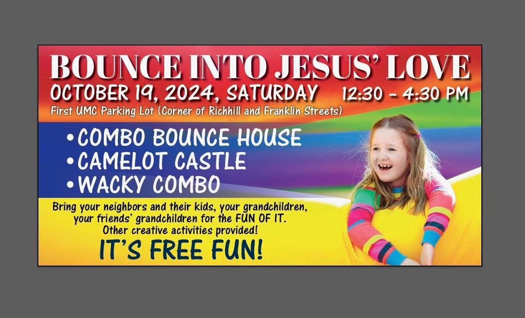 FREE FUN! -- Bounce Into Jesus' Love 