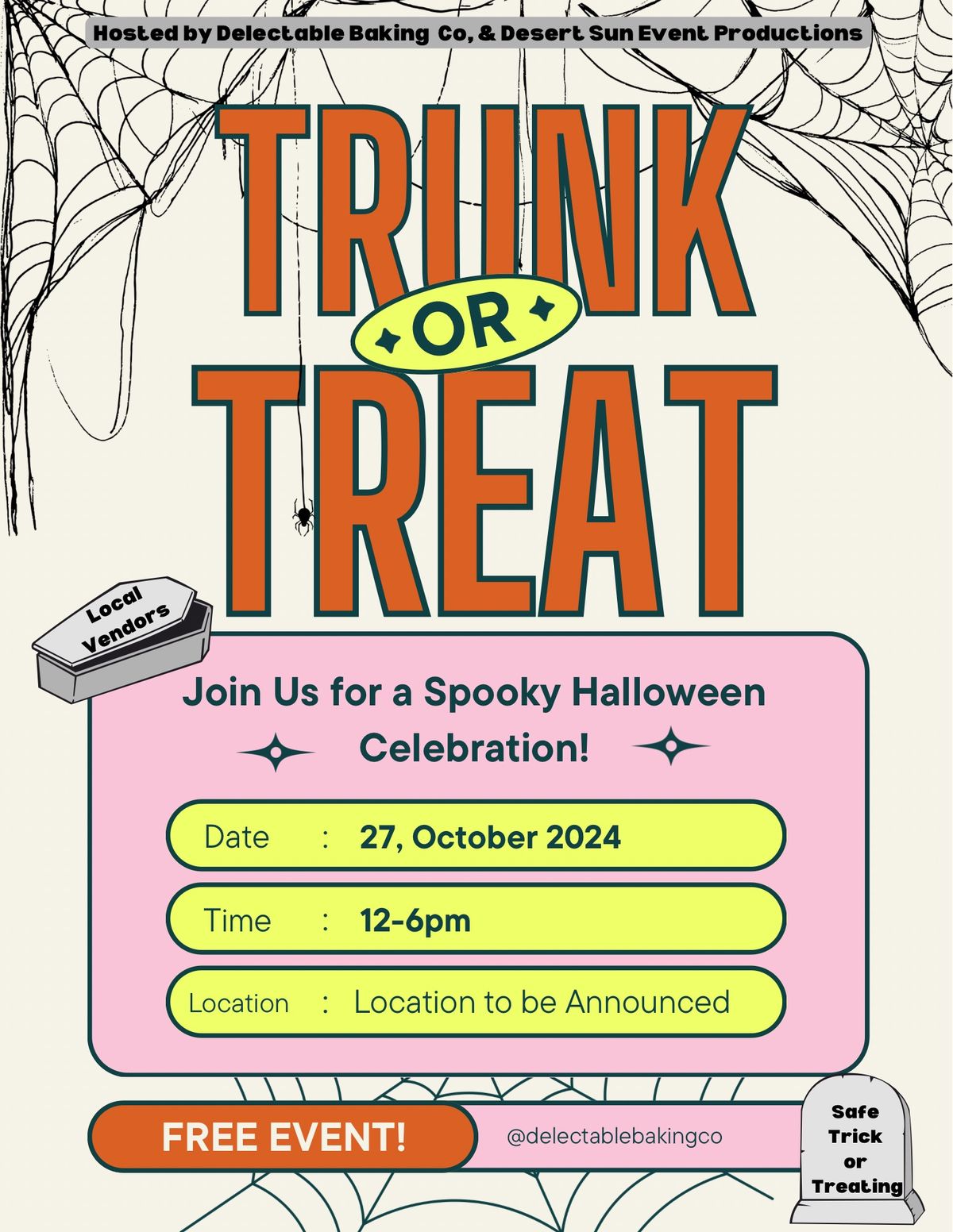 3rd Annual Trunk Or Treat 