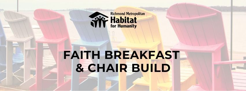 Building with Faith: Fall Faith Breakfast & Chair Build