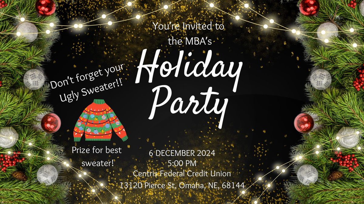 MBA Holiday Party: Ugly Sweater Party