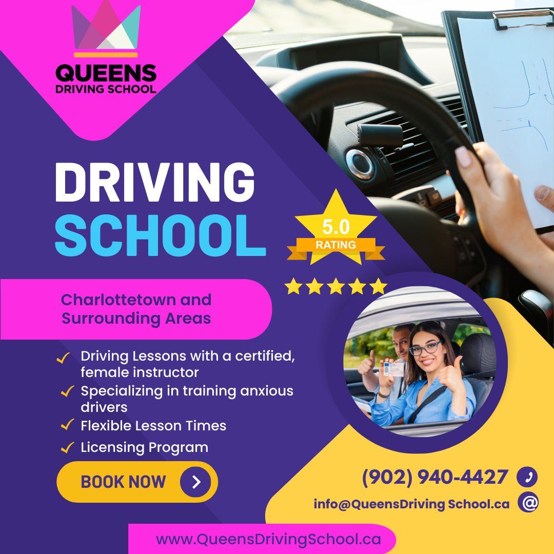 Queens Driving School's Drivers Education Certification Program, Charlottetown, PEI