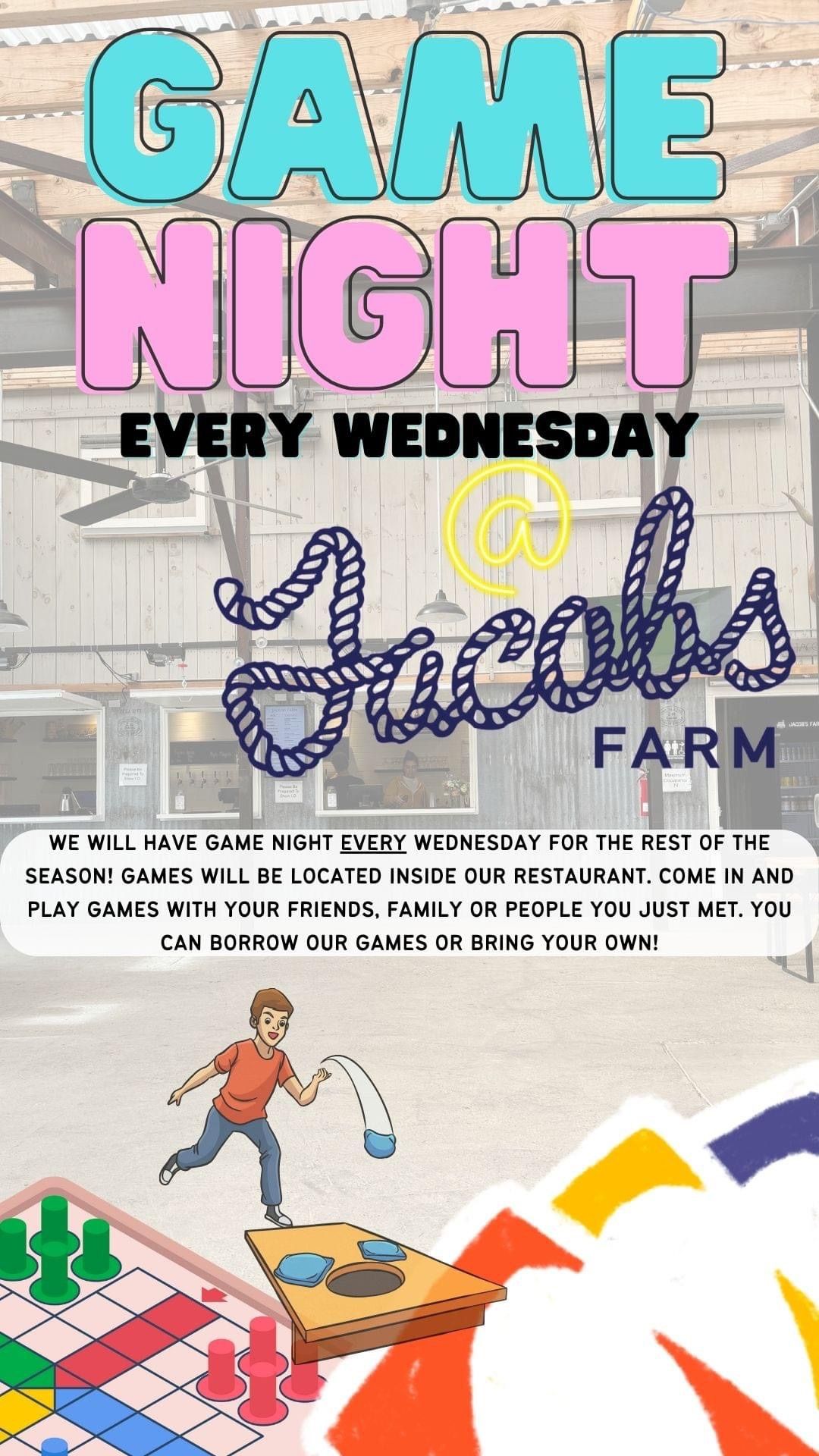 Game Night at Jacob's Farm TC