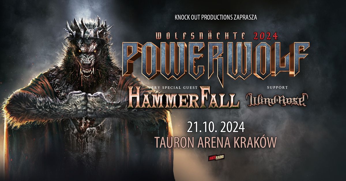 Powerwolf + Hammerfall, Wind Rose \/ 21 X 2024 \/ Krak\u00f3w