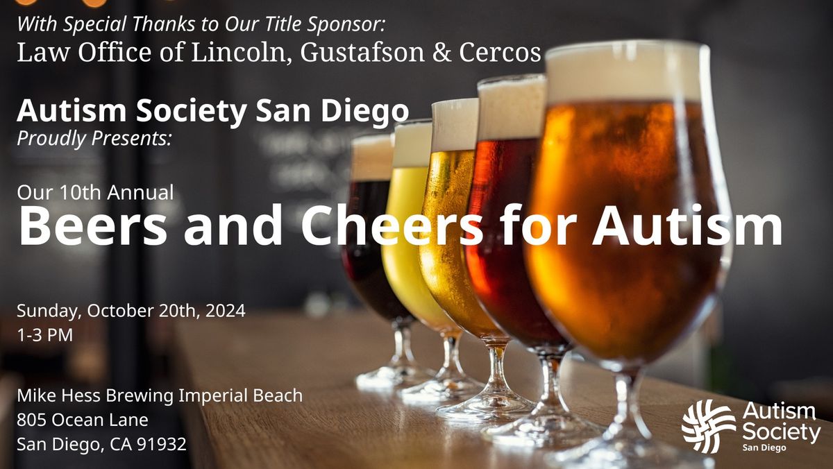 Beers & Cheers for Autism