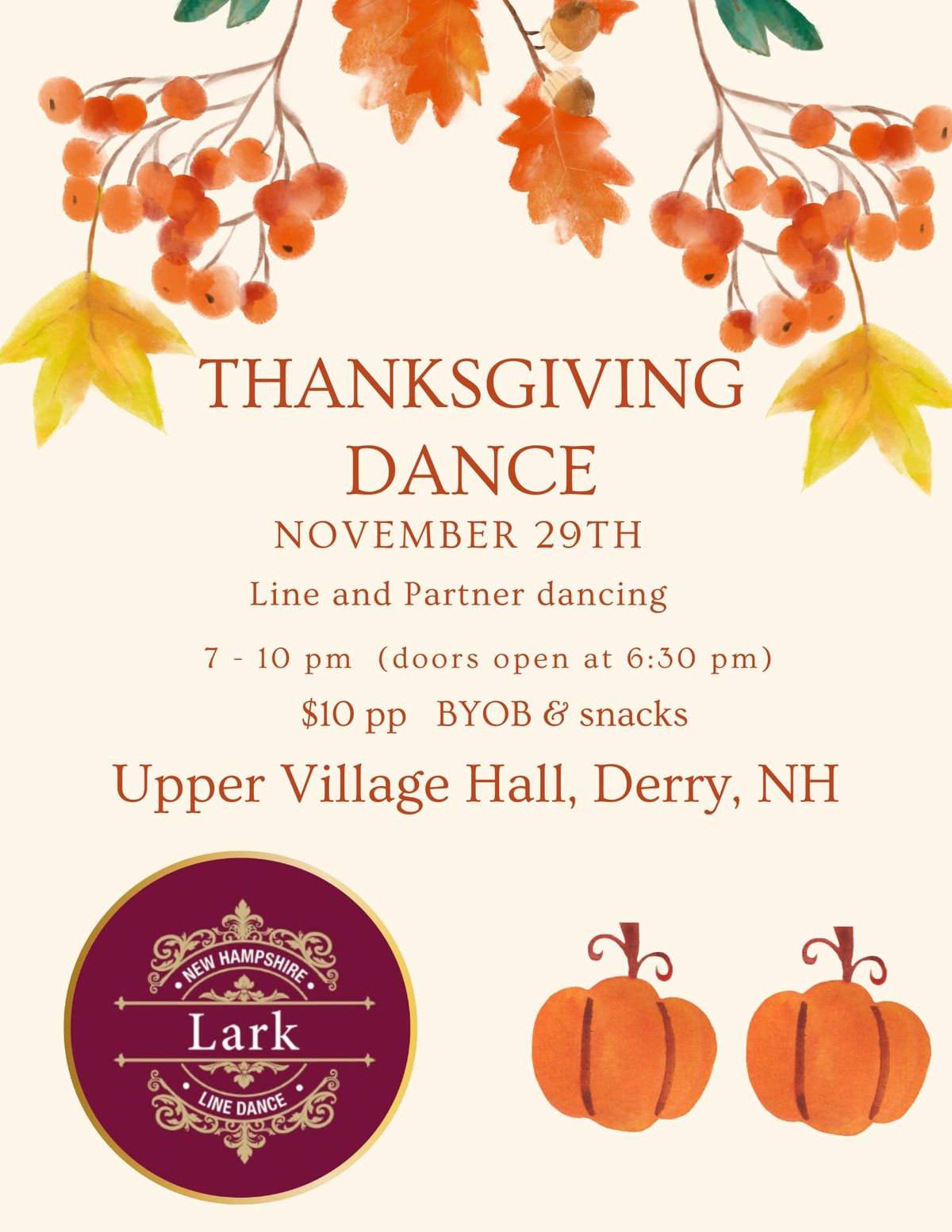 Thanksgiving Dance!