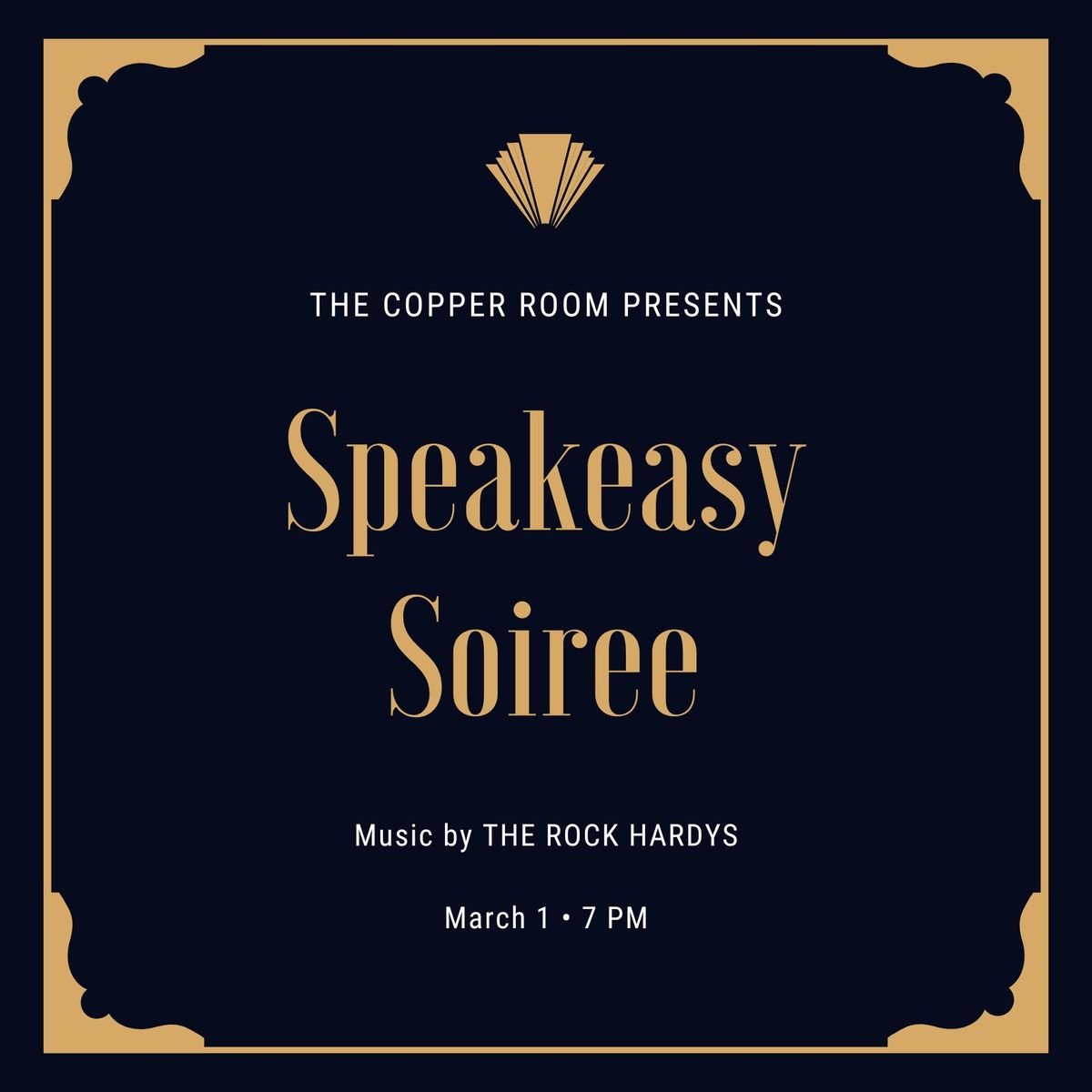 Copper Room Speakeasy with The Rock Hardys!