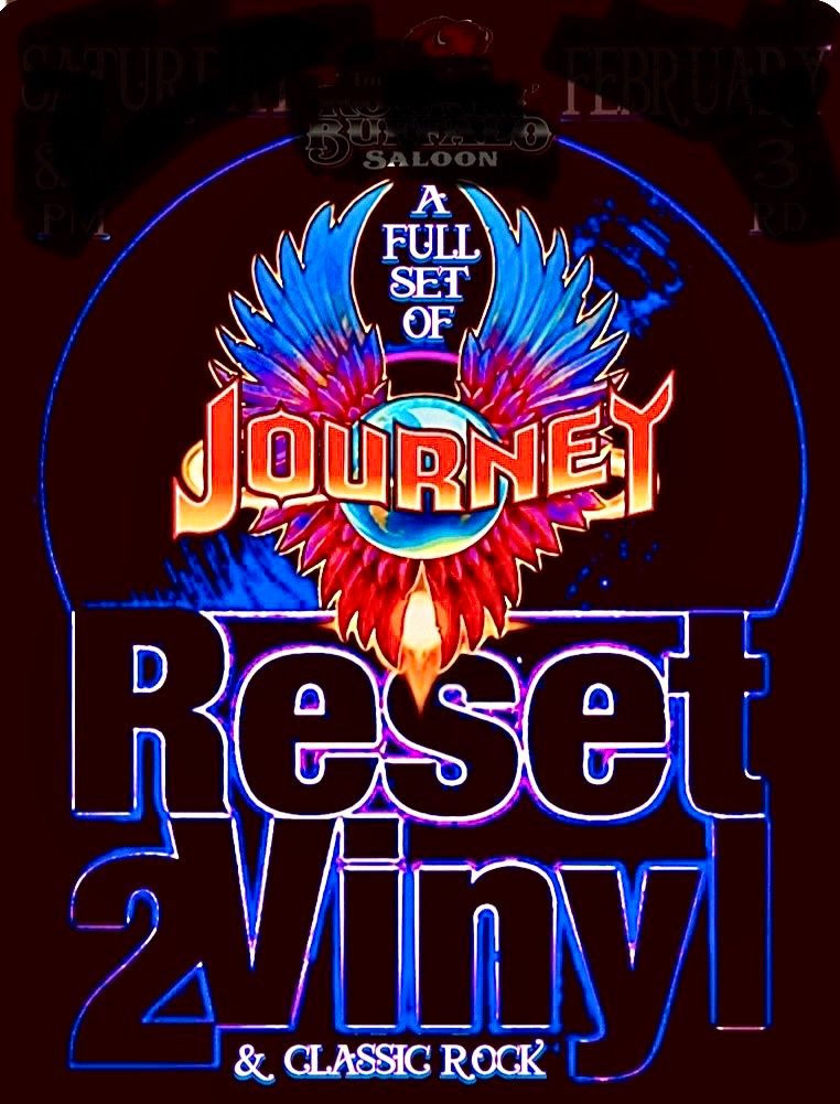 Reset To Vinyl plays the music of JOURNEY at Rockin Buffalo! 