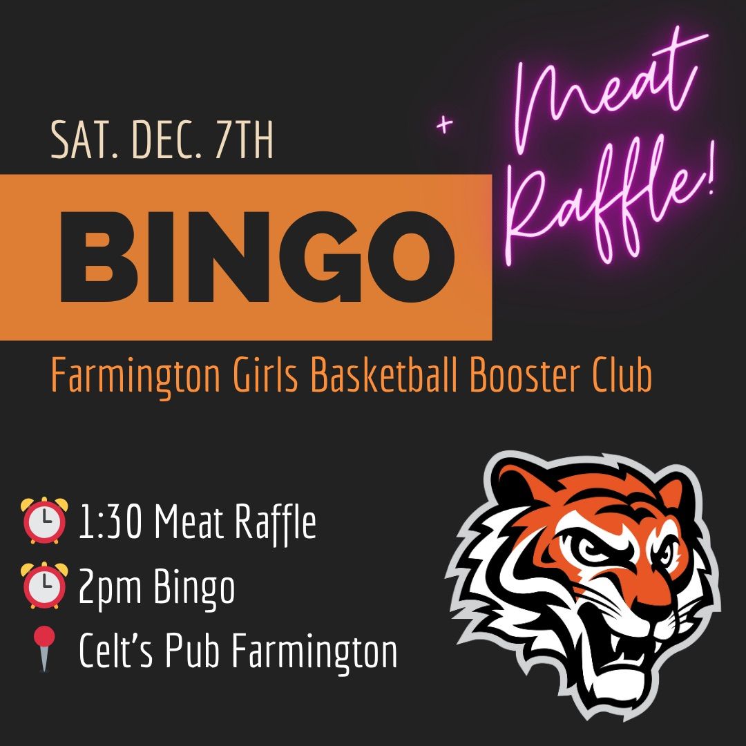 Bingo and Meat Raffle Fundraiser!