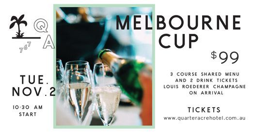 Melbourne Cup at Quarter Acre