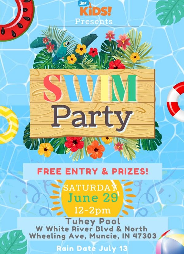 Swim Party at Tuhey Pool!