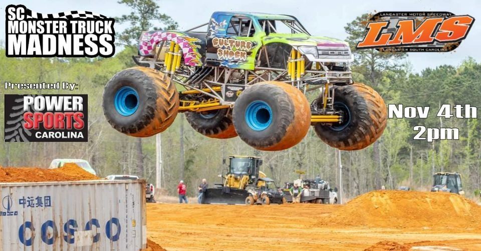 SC Monster Truck Madness - Lancaster Motor Speedway - 2023, Lancaster ...