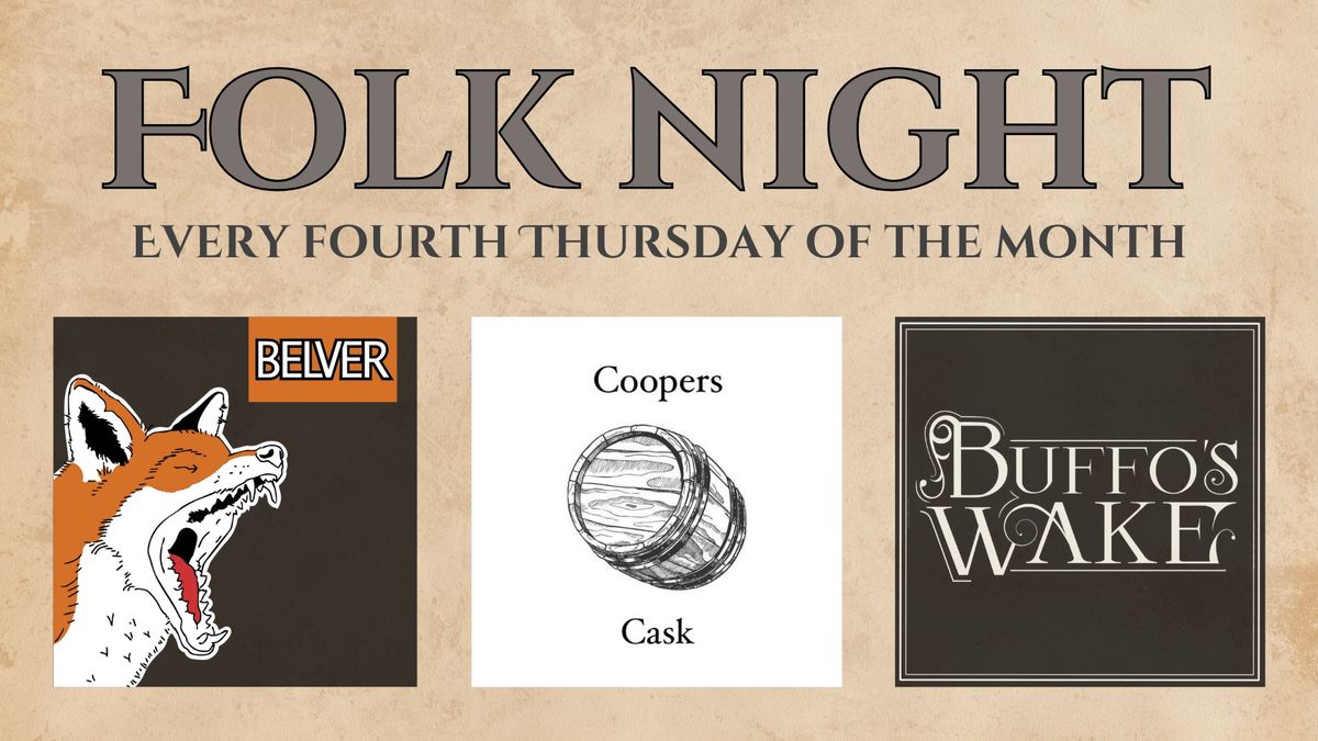 Folk Night at Cooper's cask