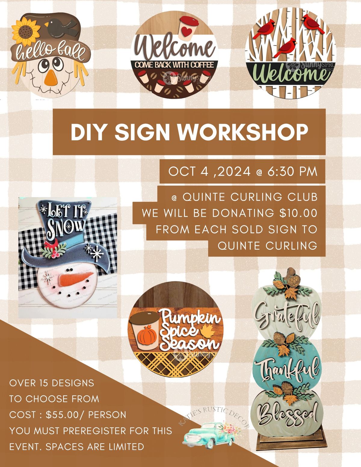 DIY Sign workshop 