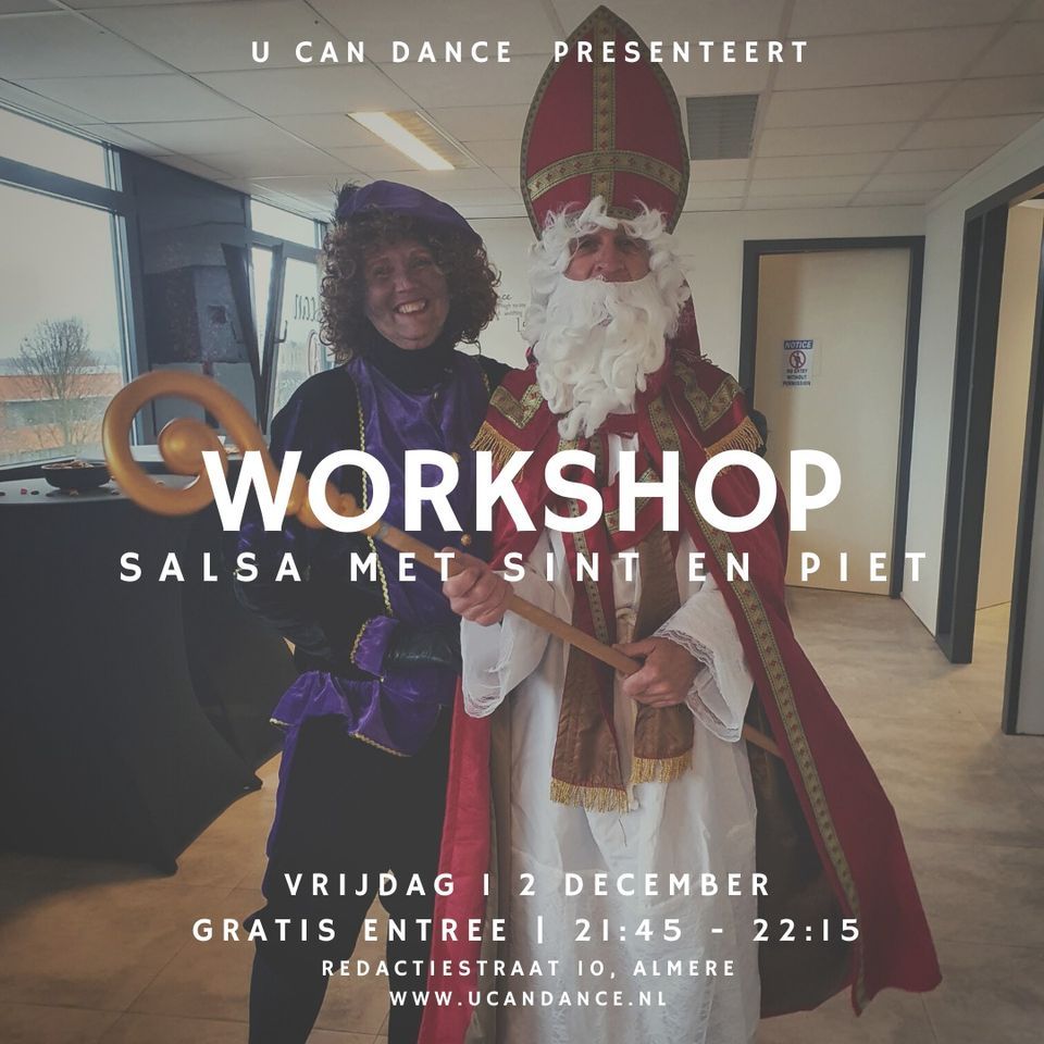 Workshop Salsa met Sint en Piet